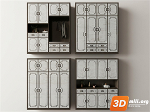 Shoe cabinet Skp Files